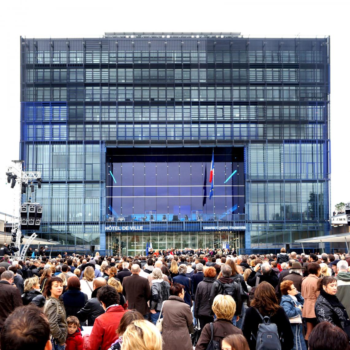 © RFR Exterior view, Montpellier City Hall Jean Nouvel