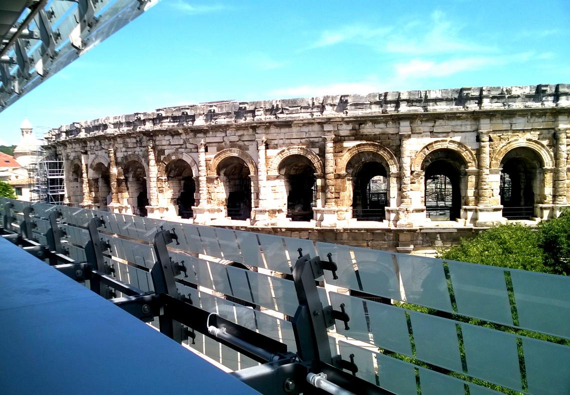 View from the museum© RFR Museum of Roman Culture
