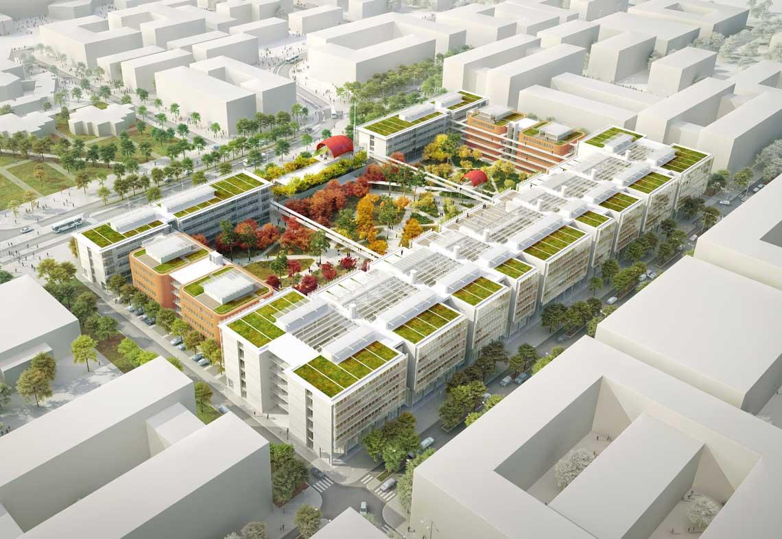 Maquette ENS Cachan © RPBW ENS Cachan RPBW